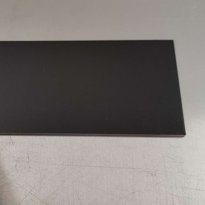 Crédence Aluminium Gris Noir RAL 7021 SAT H 35 cm x L 130 cm 1