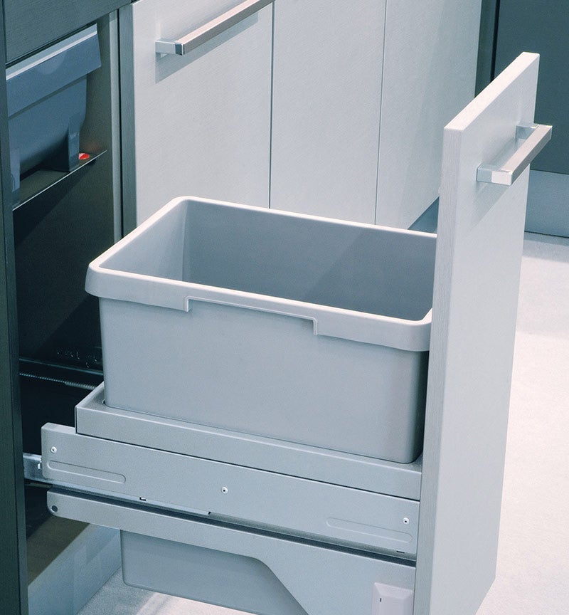 Poubelle intérieur placard cuisine 20L avec dérouleur de sac INO ❘ Bricoman