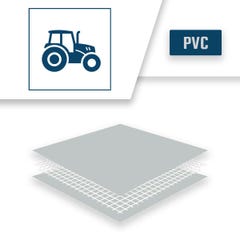 Bâche Agricole 2,1x4,5 m - Qualité 5 ans TECPLAST - SP400AG - Bâche Armée Transparente étanche - Anti-UV - Made in France 3