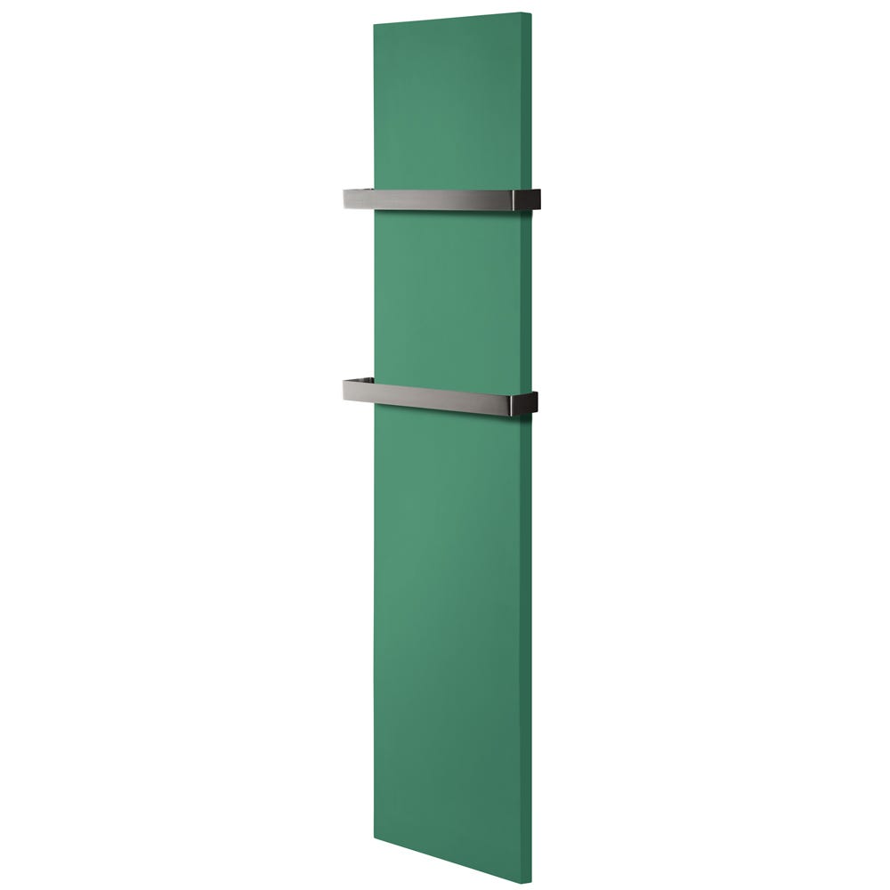 Radiateur électrique Monochrome - coloris Vert mousse - 800 Watts - 180 x 40 cm vertical 2