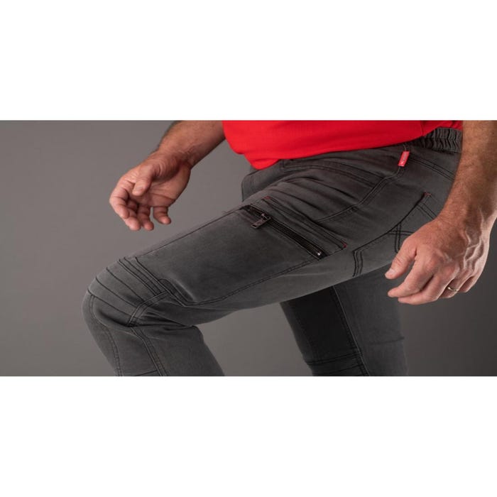Pantalon Denim stretch FACOM RIDER FXWW1002E avec renforts genoux 4