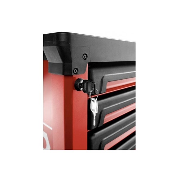 Servante rouge 7 tiroirs - 3 modules + Composition d'outillage Poid Lourd -  FACOM FRANCE