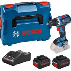 Pack Bosch 18V : Perceuse à percussion Universal Impact 18V + Scie sauteuse  PST 18 + 2 batteries 2,0 Ah + chargeur AL 18V-20 + mallette –