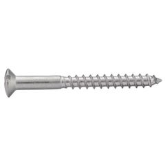 Vis à bois tête fraisée bombée fendue inox A2 DIN 95 3,5X16 boîte de 200 - ACTON - 623013,5X16 1