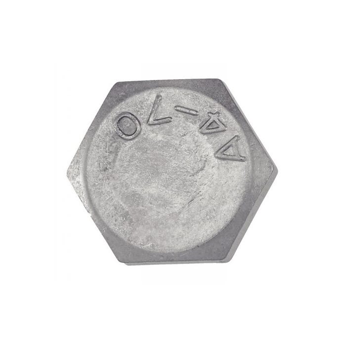 Vis métaux Tête hexagonale Filetage total Inox A4 2