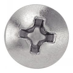 Vis à métaux tête cylindrique bombée philips inox A2 DIN 7985 6X60 boîte de 100 - ACTON - 622176X60 1