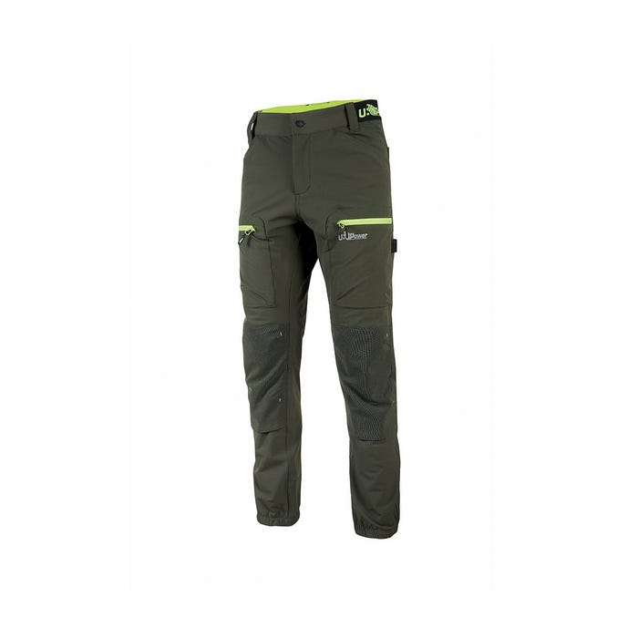 Pantalon de travail HORIZON Dark Green | FU267DG - Upower 0