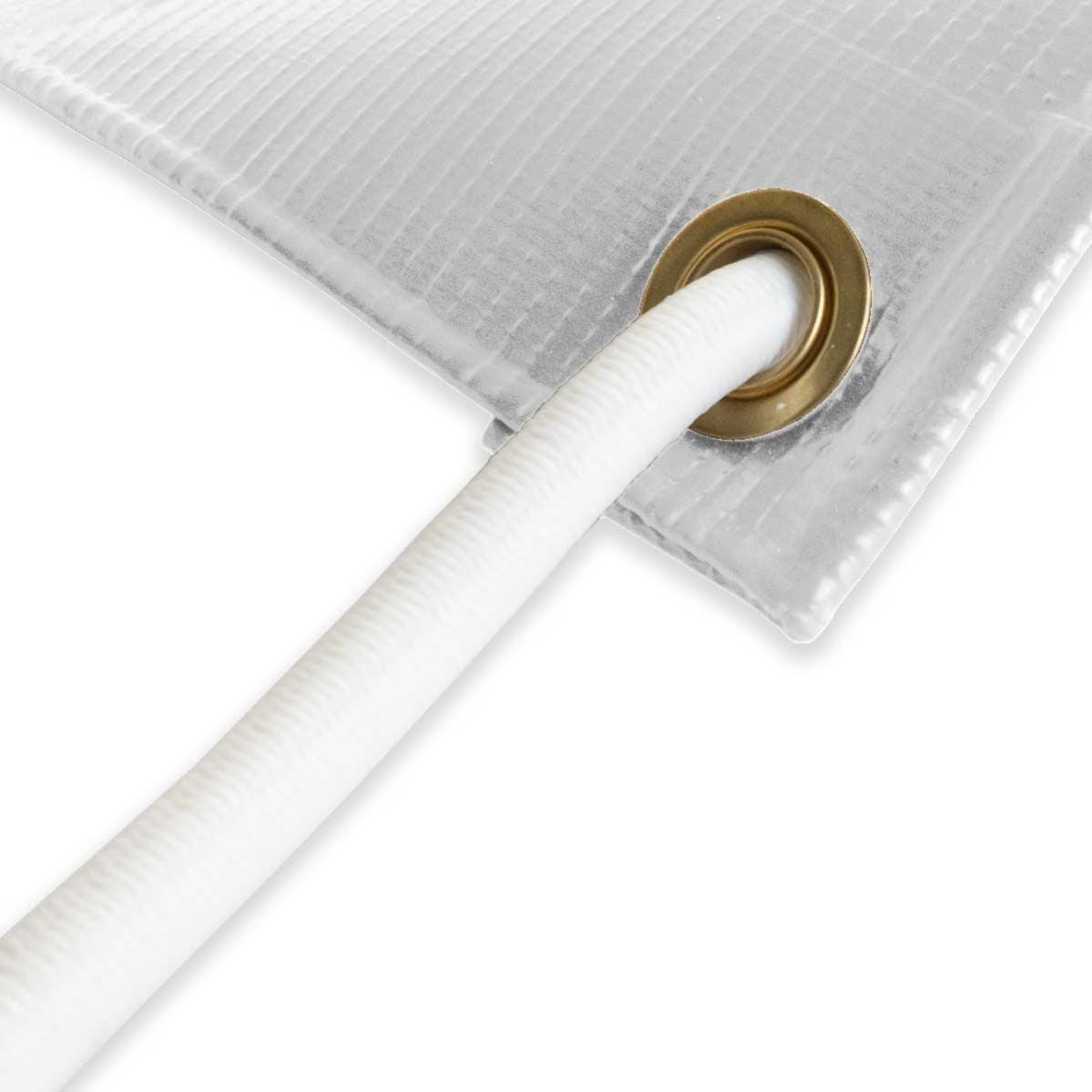 Sandow élastique Blanc 60 mètres - Qualité PRO TECPLAST 9SW - Tendeur pour bâche de diamètre 9 mm 3