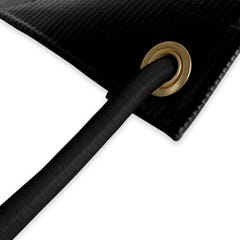 Sandow élastique Noir 50 mètres - Qualité PRO TECPLAST 9SW - Tendeur pour bâche de diamètre 9 mm 3