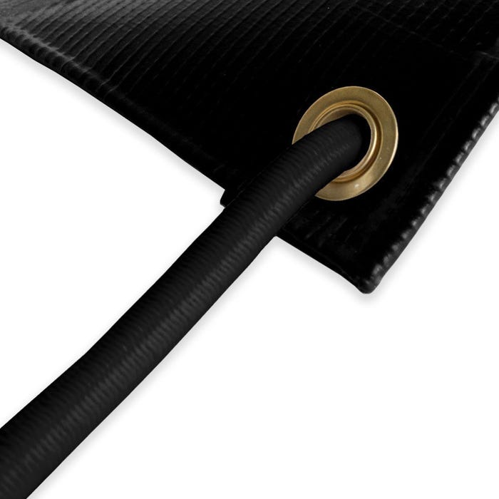 Sandow élastique Noir 50 mètres - Qualité PRO TECPLAST 9SW - Tendeur pour bâche de diamètre 9 mm 3