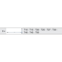 KSTOOLS - Module de clés mâles 6 pans à poignée en T, 9 pièces - 713.5018 2