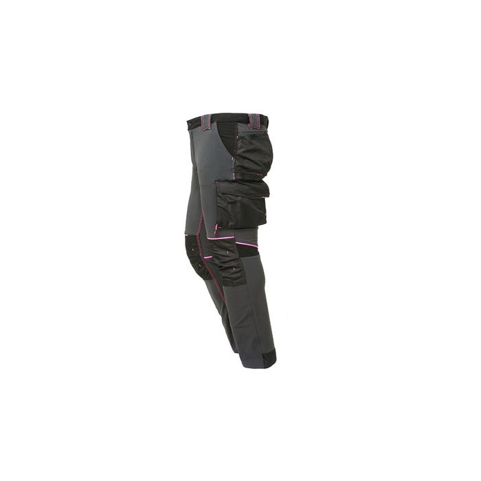 Pantalon de travail femme ATOM LADY Black Carbon | PE257BC - Upower 3