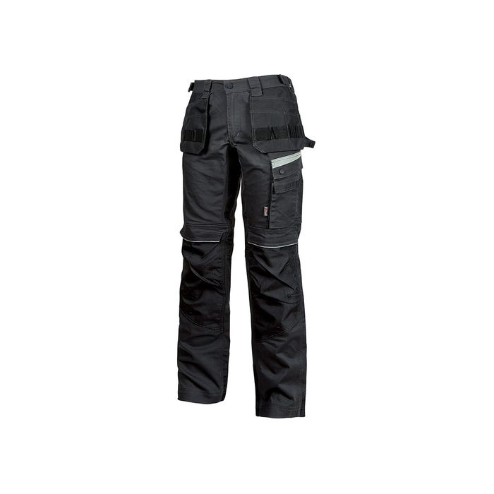 Pantalon de travail GORDON Black Carbon | PE126BC - Upower 0