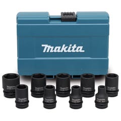 Boulonneuse à chocs 18V 280Nm 1/2" DTW285 avec 2 batteries 5Ah + Coffret 9 douilles + coffret MAKITA 2