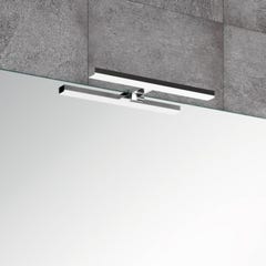 Ensemble meuble de salle de bain 120cm double vasque + colonne de rangement - BALEA - ciment (gris) 7
