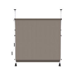 Store à projection autoportant sans perçage 200 x 150 cm - Terrasse ou balcon - Taupe 3