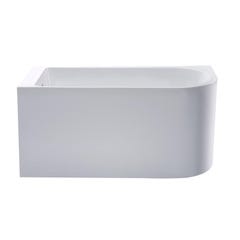 Baignoire d'angle - 201L - 150 x 75 x 58 cm - Blanche - Angle gauche - ANIKA 1