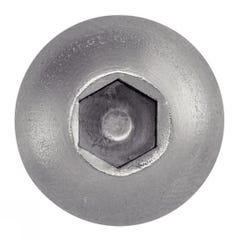 Vis à métaux tête bombée hexagonale creuse inox A2 ISO 7380 8X60 boîte de 100 - ACTON - 622028X60 2