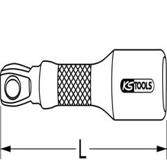 KSTOOLS - Rallonge articulée ULTIMATE® 1/4", L.250mm - 922.1420 1