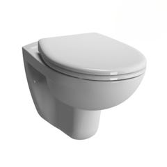 Pack Bati-support Geberit Duofix 112cm + WC suspendu Vitra Normus + Abattant softclose + Plaque blanche (NormusGeb1) 1