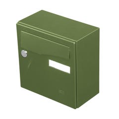 Boite aux lettres Préface compact vert argile RAL 6011 mat 2