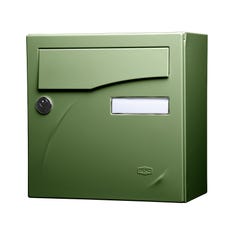 Boite aux lettres Préface compact vert argile RAL 6011 mat 0