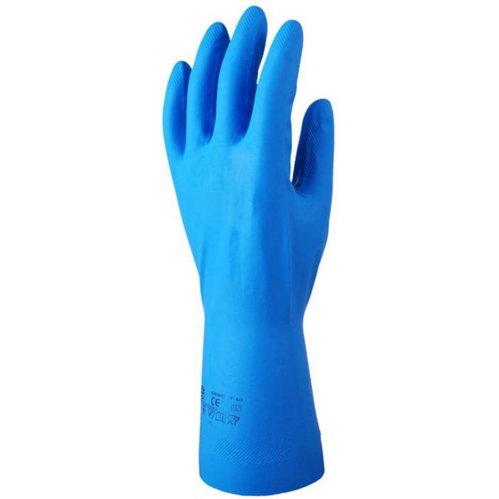 Gants ACRYLONITRILE Bleu non flocké, 0,22 mm - Coverguard - Taille S-7 0