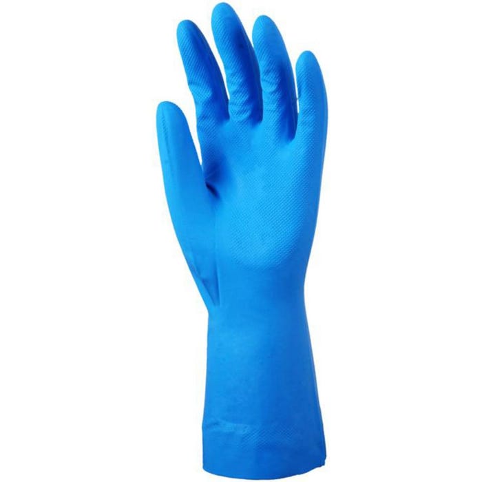 Gants ACRYLONITRILE Bleu non flocké, 0,22 mm - Coverguard - Taille S-7 1