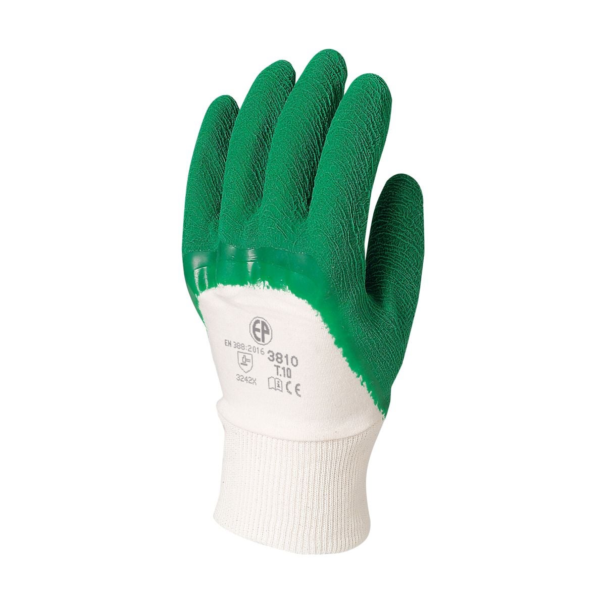 Gants latex crépé vert qualité supérieure - COVERGUARD - Taille XL