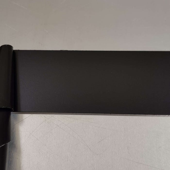 Crédence Aluminium Noir RAL 9005 mat H 75 cm x L 70 cm 1