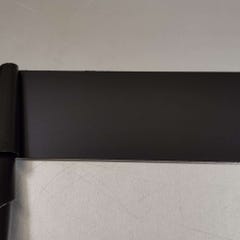 Crédence Aluminium Noir RAL 9005 mat H 55 cm x L 80 cm 1