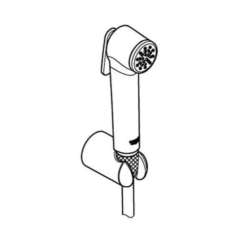 Grohe Tempesta-F Trigger Spray 30 Support de douche mural 1 jet, chromé/blanc (26356IL0) 2