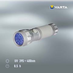 Lampe de poche Varta UV Light Ampoule LED UV à pile(s) 68 g 6