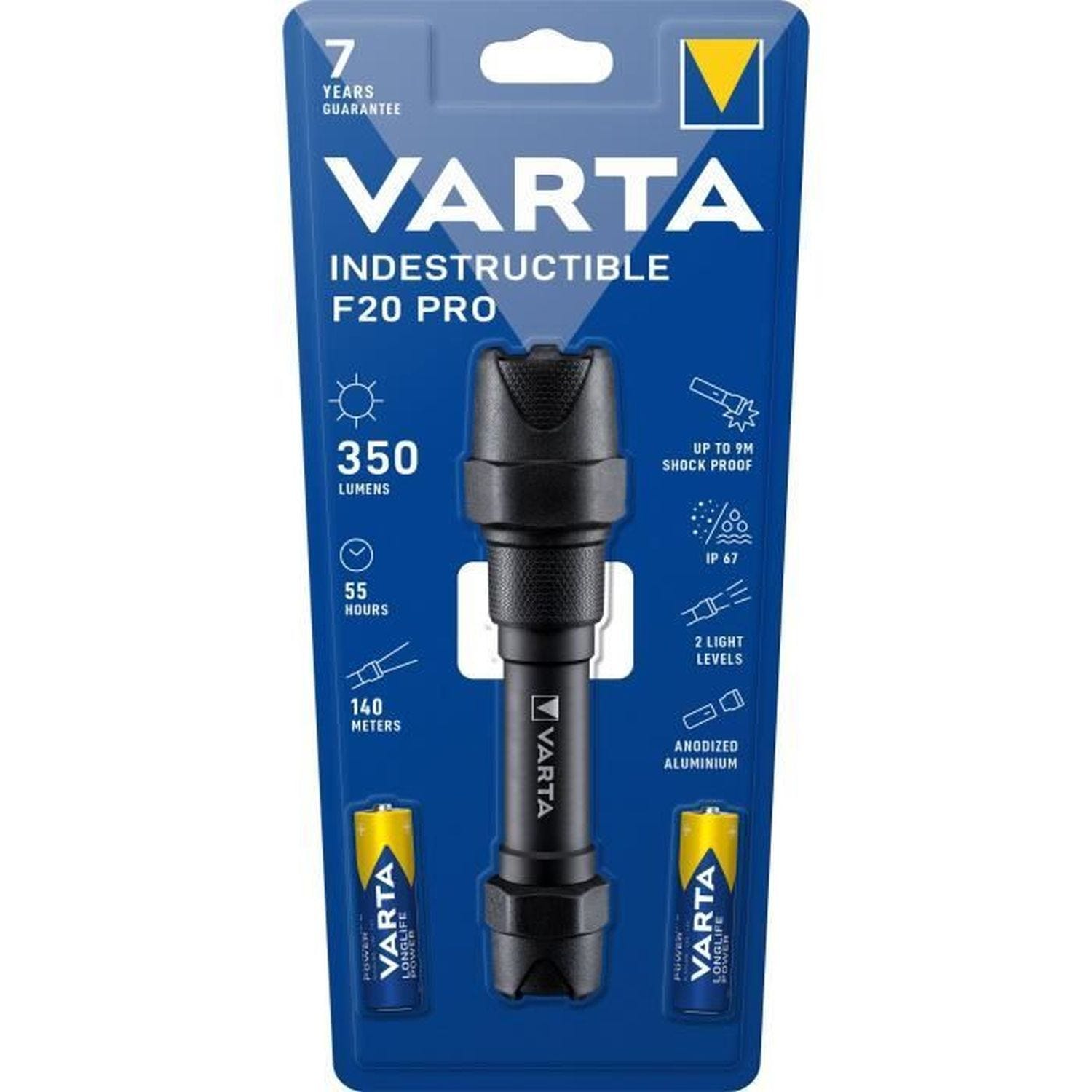 Torche-VARTA-Indestructible F20 Pro-350 lm - VARTA 0