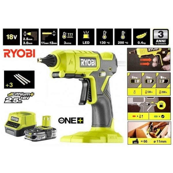 Ryobi Pistolet à colle RYOBI 18V OnePlus - Sans batterie ni