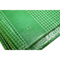 Bâche plastique 4 x 6 m Armée verte Polyéthylène 170g/m² 3