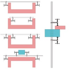 Jeu de serre-joints haute performance SLV, Long. : 1000 mm, Portée 120 mm, Glissière 28 x 11 mm, Force serrage : 6500 N 1