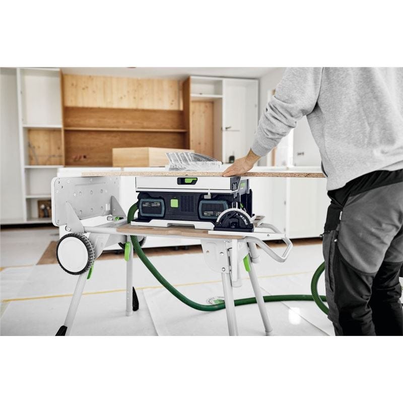 Scie circulaire sur table 2x18V CSC SYS 50 EBI-Set + 2 batteries 5Ah + chargeur - FESTOOL - 577379 5