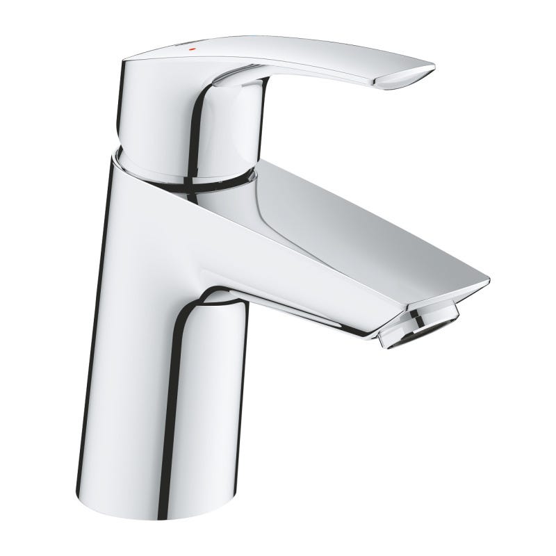 Grohe EUROSMART Mitigeur monocommande de lavabo Taille S, avec vidage, Chrome (23968003) 0