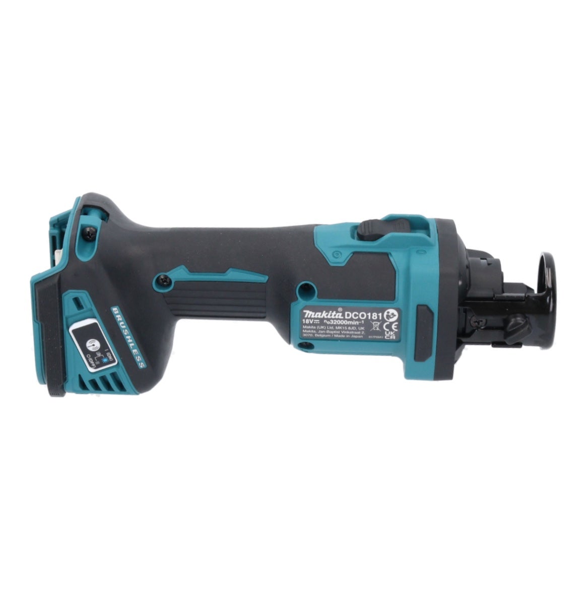 Makita DCO 181 ZJ Affleureuse Plaque De Plâtre Sans Fil 32000 Tr/min ...