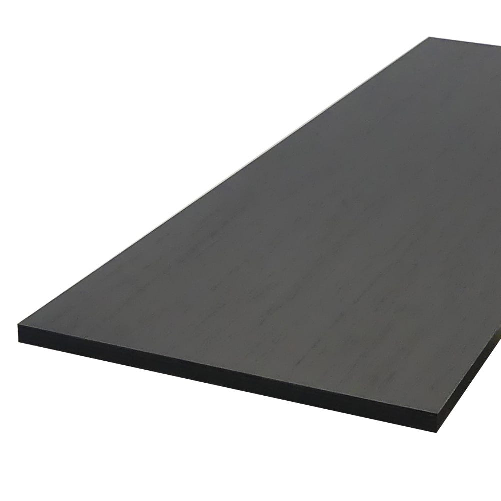 Bande de chant stratifié tablette black elegant 5m long x 42mm de large 23 mm 2