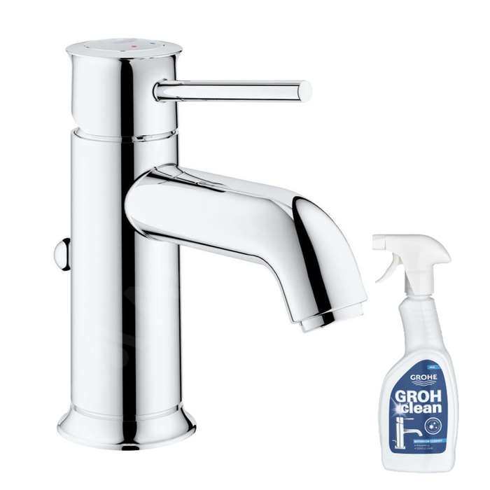 Mitigeur lavabo GROHE Quickfix Start Classic taille S + nettoyant GrohClean 0