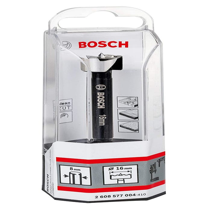 Bosch - Foret Forstner Ø 16 mm Longueur 90 mm Argent/Noir pour bois 1