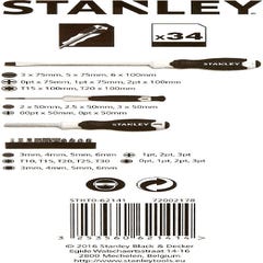 Jeu de tournevis 34 pièces Stht0-62141 Stanley 2