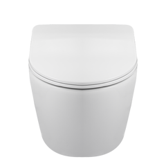 Balneo WC suspendu, sans bride bau, abattant softclose, Ceramique, blanc, LUXA 2
