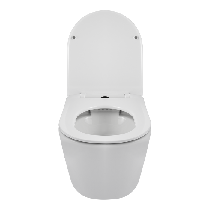 Balneo WC suspendu, sans bride bau, abattant softclose, Ceramique, blanc, LUXA 4