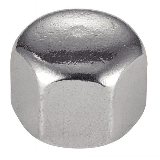 Ecrou borgne hexagonal bas - Inox A2 M6 - Boîte de 200 0