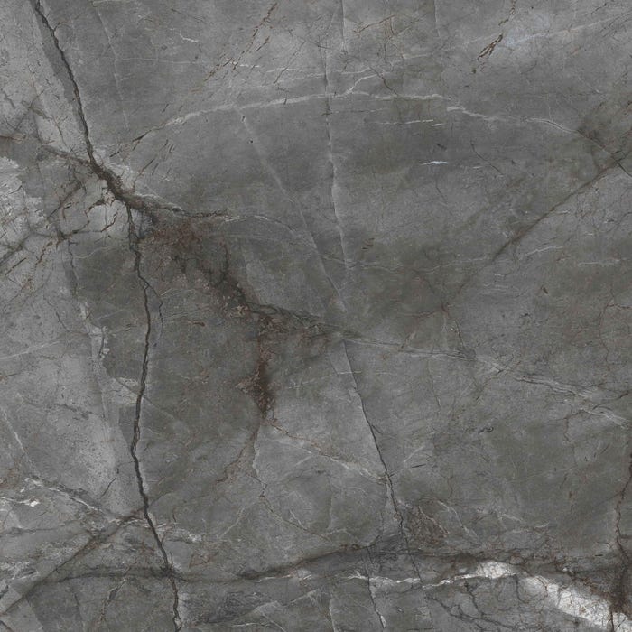 Carrelage sol/mur effet marbre gris Root l.120 x L.180 cm 3