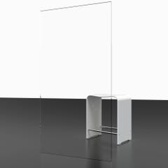 Schulte paroi de douche à l'italienne, 90 x 200 cm, verre transparent 6 mm, profilé noir à clipser, Walk In 4