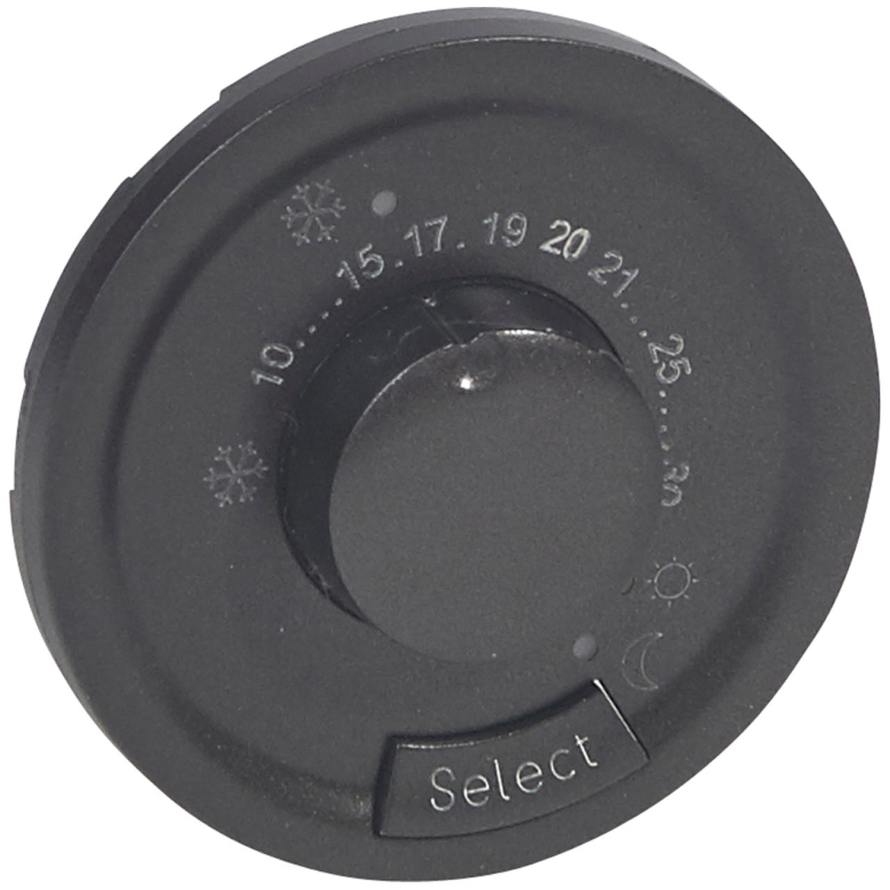 enjoliveur - thermostat fil pilote - legrand céliane - graphite 0
